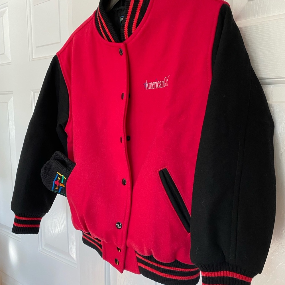 American Girl Varsity Jacket and Gloves